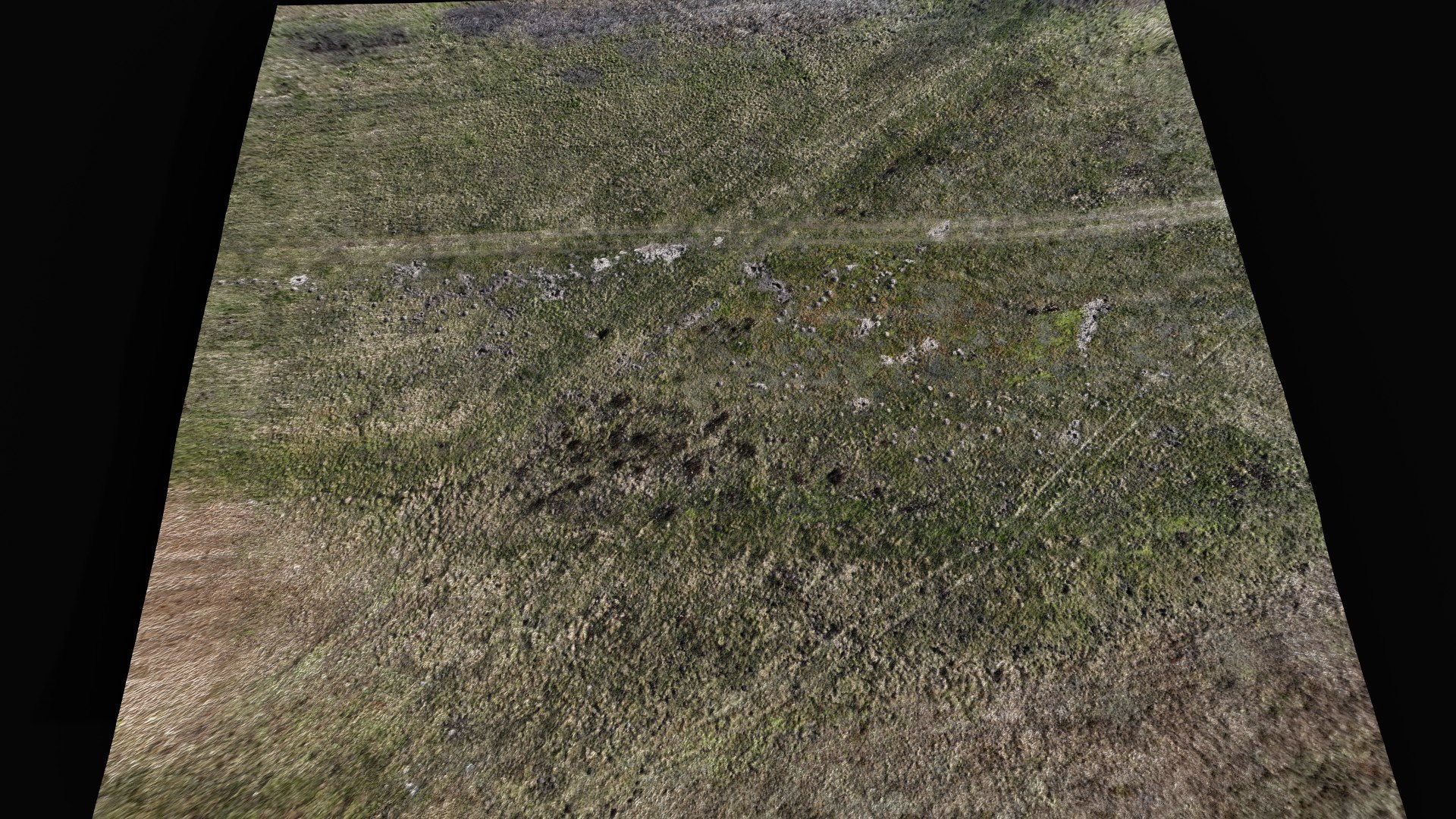 Landscape Grass Field Large Area 180m Part5 Drone Scan 3D Model ...