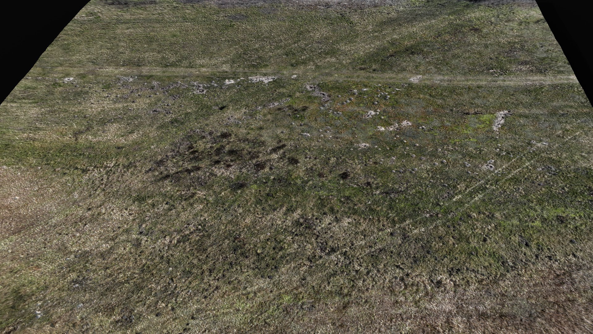 Landscape Grass Field Large Area 180m Part5 Drone Scan 3D Model ...