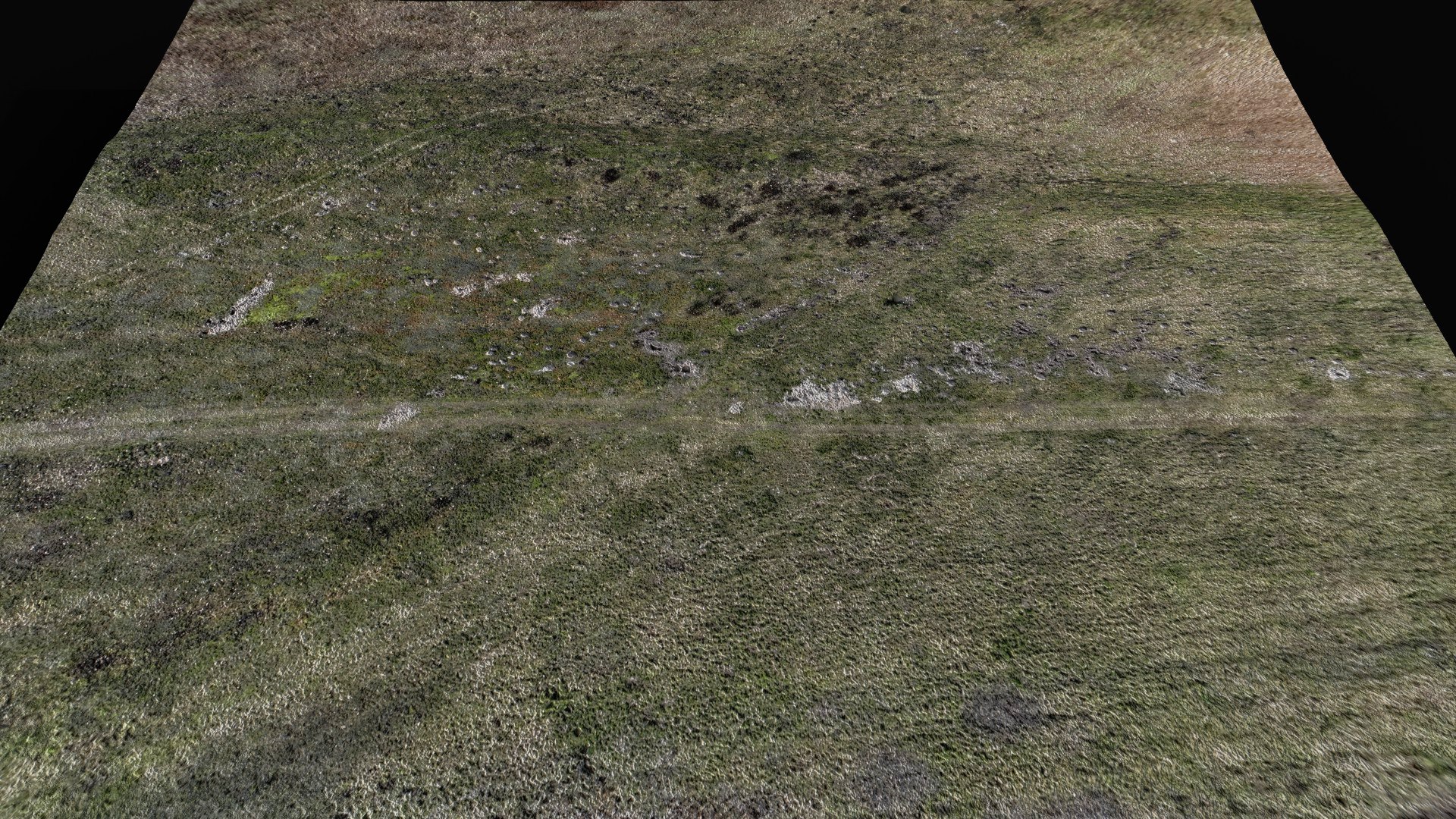 Landscape Grass Field Large Area 180m Part5 Drone Scan 3D Model ...