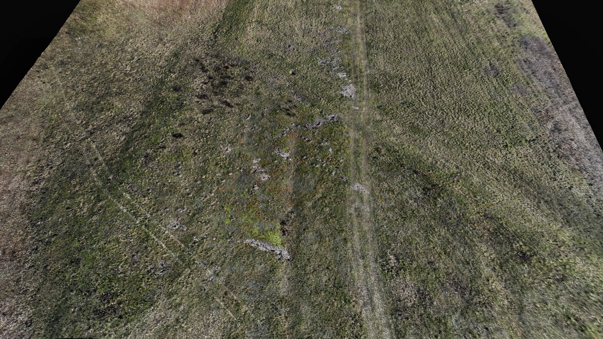 Landscape Grass Field Large Area 180m Part5 Drone Scan 3D Model ...