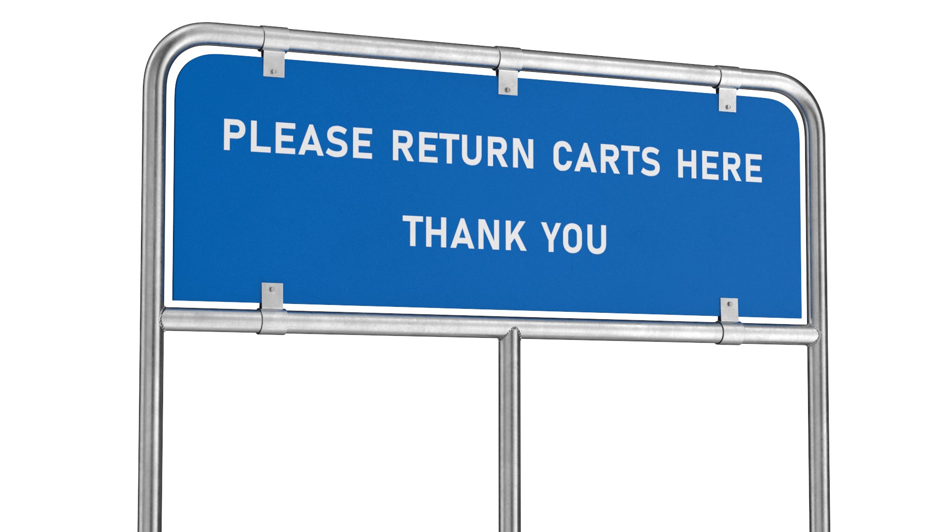 Shopping Cart Corral Bidirect 3D Model - TurboSquid 2027744