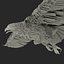 Bald Eagle Pose 7 3D Model