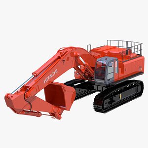 Hitachi Zaxis 800 3D model