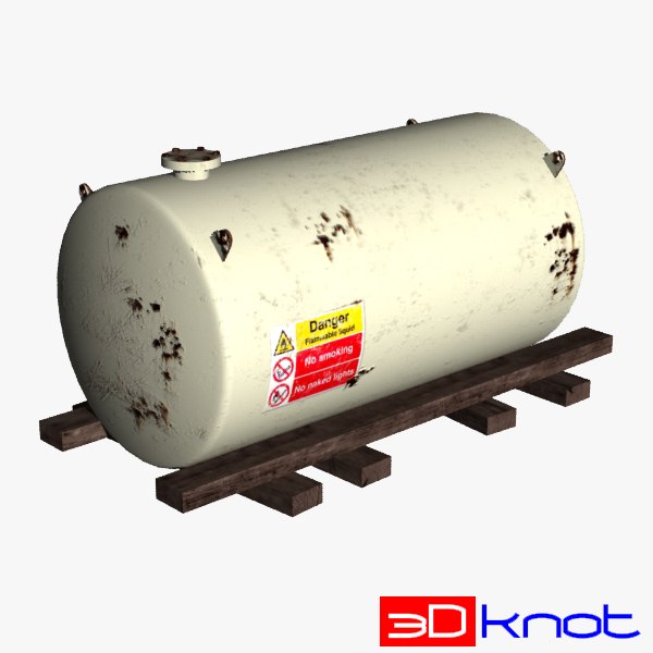 storage tank 3d obj
