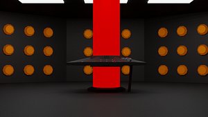 Tardis 3d model (interior