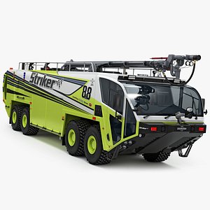 3D oshkosh striker 8x8 airport model