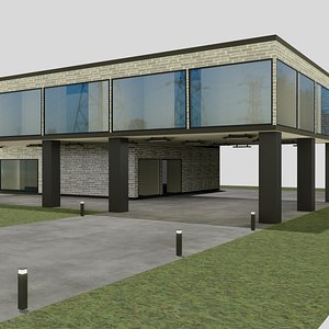 Villa house 3D model
