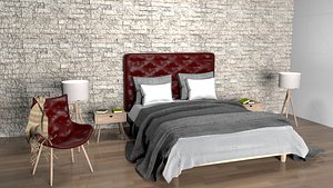 3D model bedroom