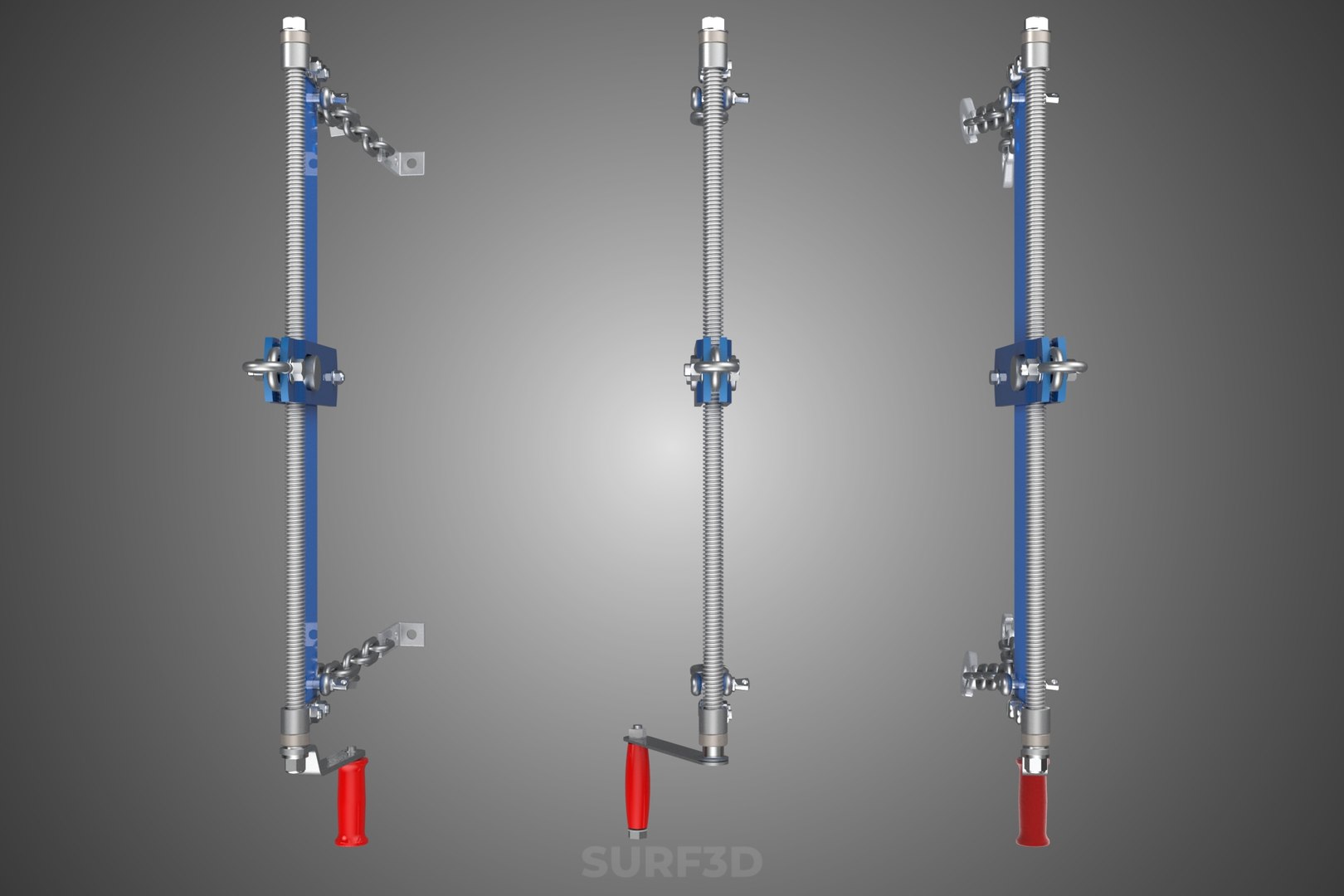LEVELER BALANCER STABILIZER LOAD ENGINE HOIST CRANE SHOP RIGGING 3D ...