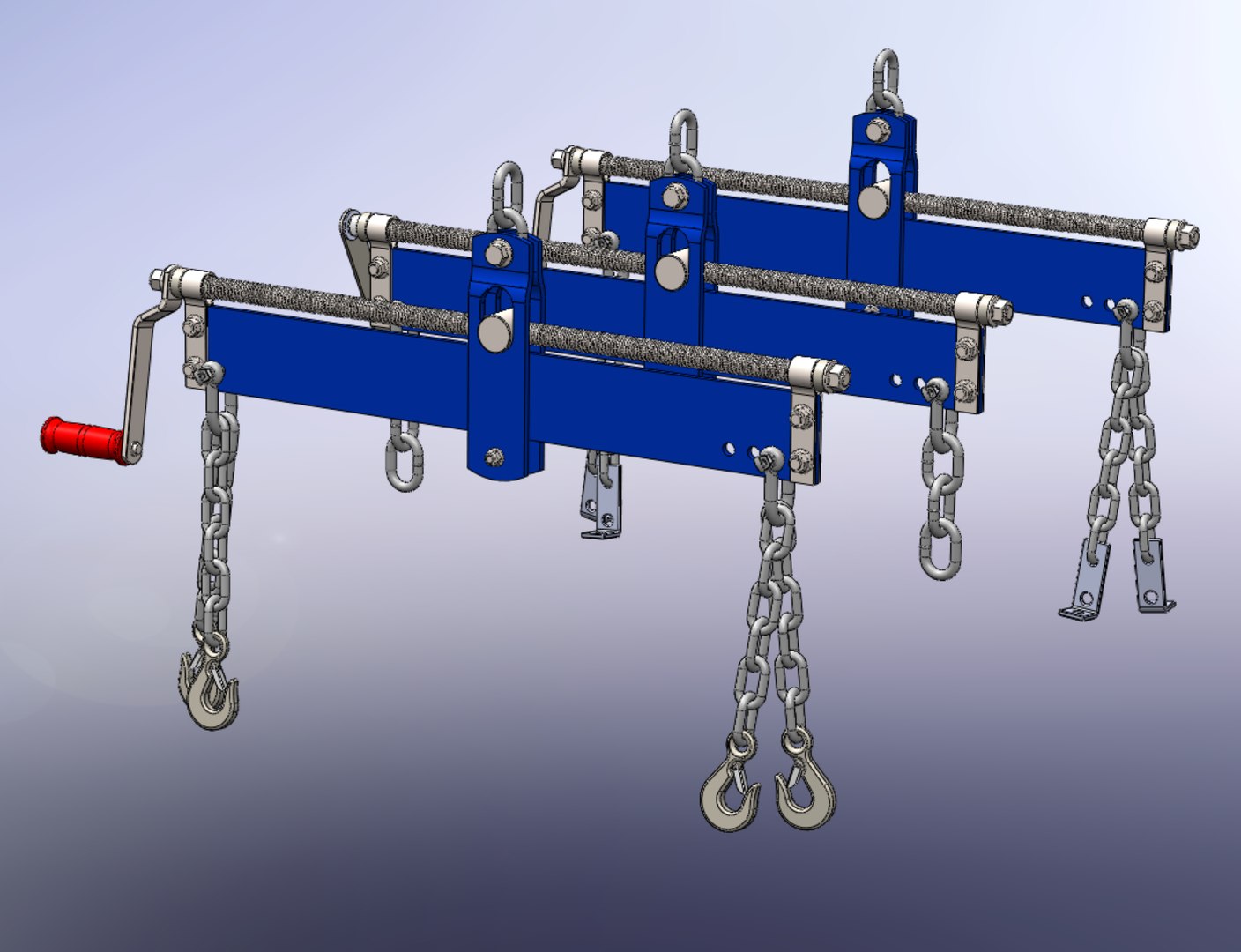 LEVELER BALANCER STABILIZER LOAD ENGINE HOIST CRANE SHOP RIGGING 3D ...