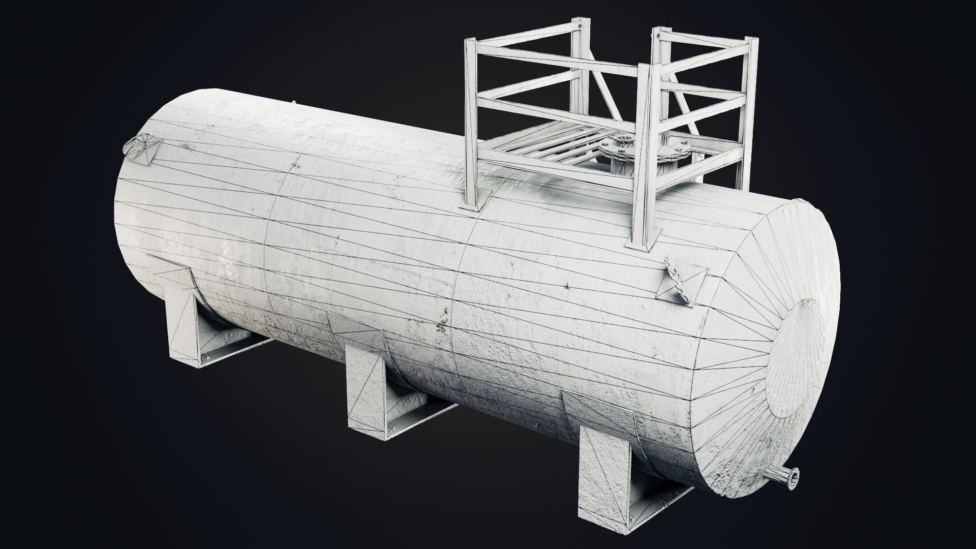 Oil Tank 3D Model - TurboSquid 1599446