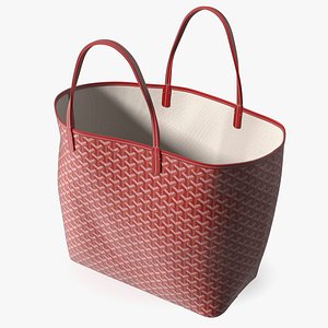 3D model Goyard Classic Tote Bag Red