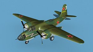 Douglas DB-7 Boston Mk I V09 CCCP 3D