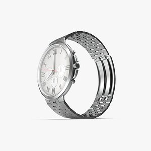Mens Silver Watch model