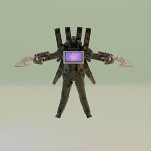 forklift skibidi toilet 3D model