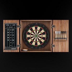 3d dartboard darts