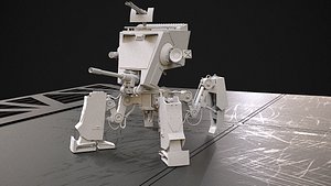 Mech AT-ST Star Wars 3D model