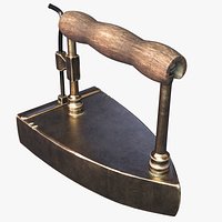 Antique Brass Cloth Iron