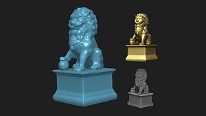 3D model chinese lion