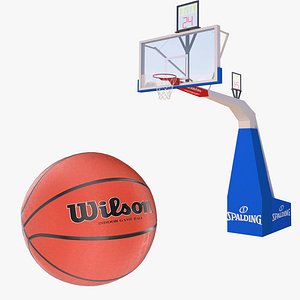 Basketball Goal and Ball