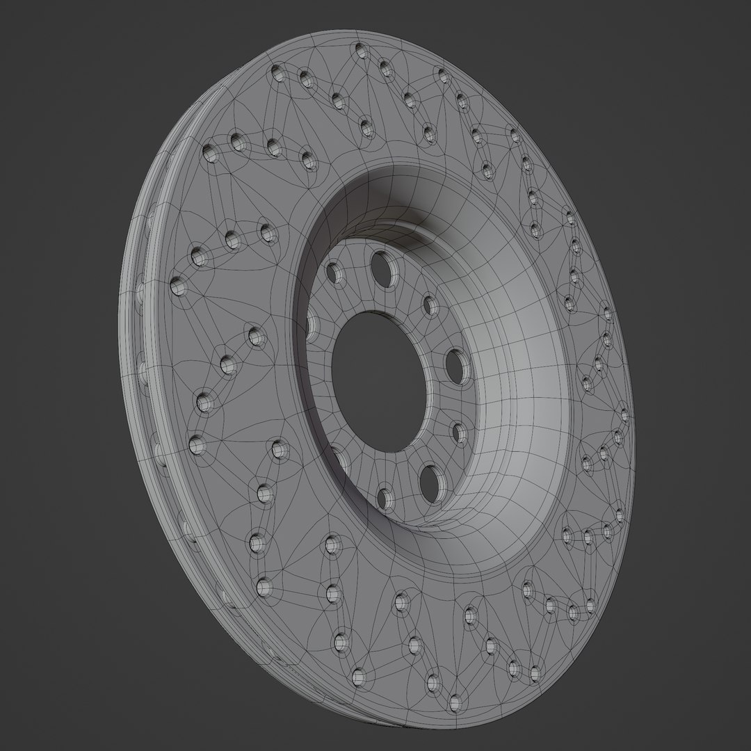 3D Brake Disk Rotor Model - TurboSquid 2129085