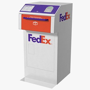 FedEx Package Drop Box 3D model