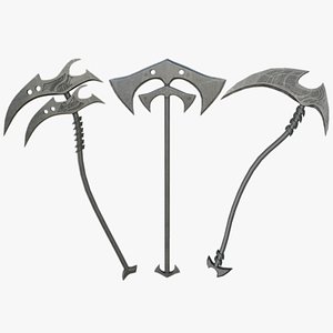 Reaper scythe collection 3D model