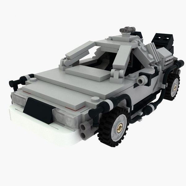 modèle 3D de Delorean Lego Retour vers le futur - TurboSquid 764208