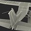 Cessna 172 Black Seaplane Rigged 3D Model