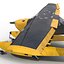 Cessna 172 Black Seaplane Rigged 3D Model
