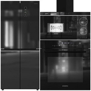 3D MAUNFELD Appliance Collection 12 MFF183NFBE MEOR7217SMFB KA-00022081 JBMO820GB01 AVI3022BK model