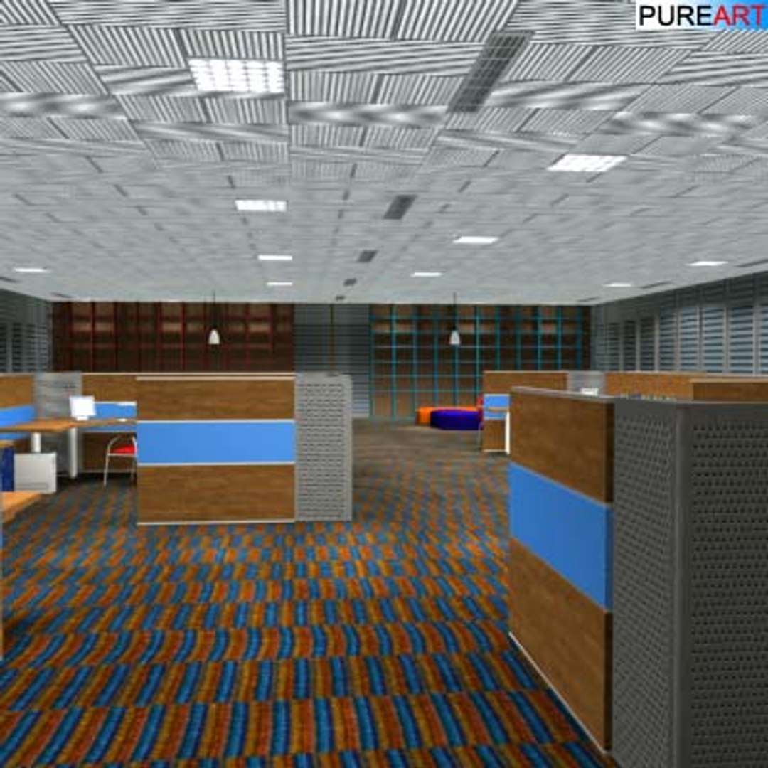 Open Office Furniture 3d Max