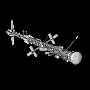 3d mars concept ship model