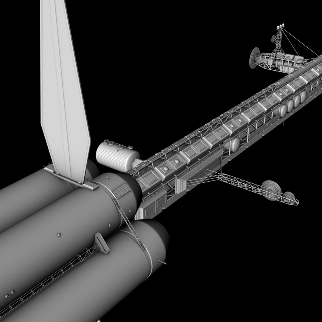3d Mars Concept Ship Model