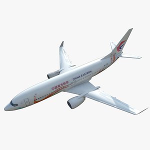 boeing 737-800 MU 5735 China Eastern Airlines crashed PLANE 3D model