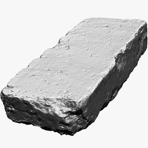 3D Brick Zbrush sculpt