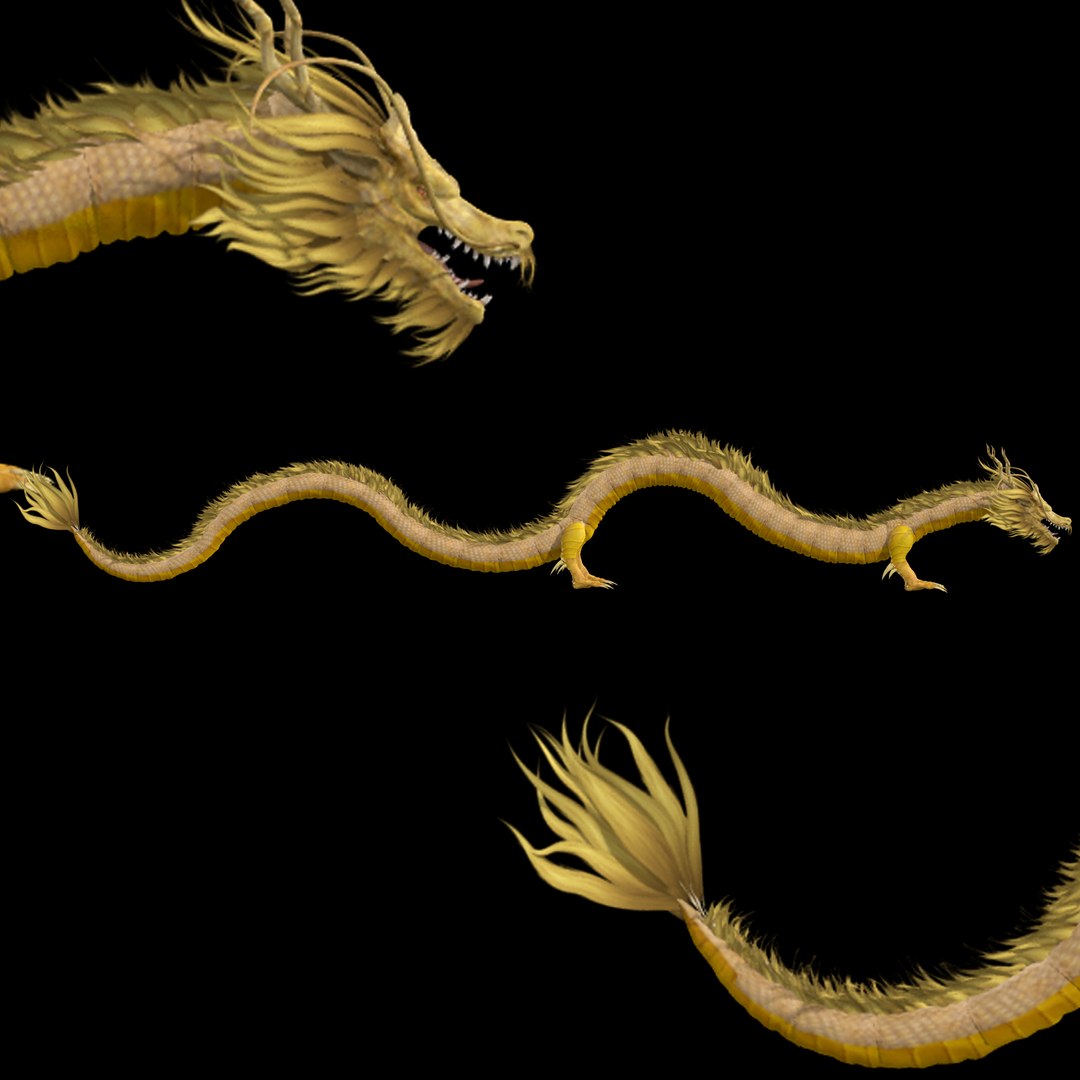 3D Chinese Dragon Rig Model - TurboSquid 2030034