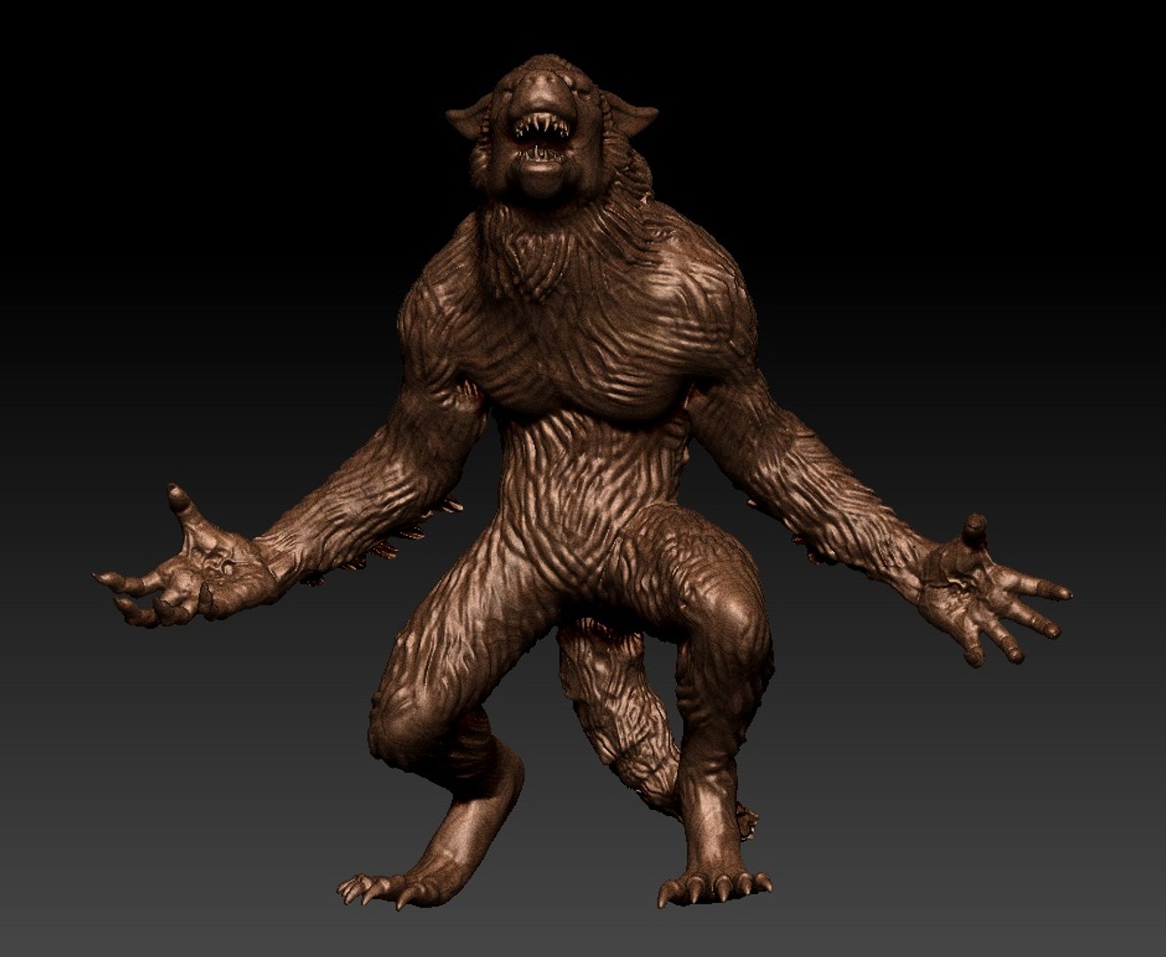 Werewolf 3d Model 5178