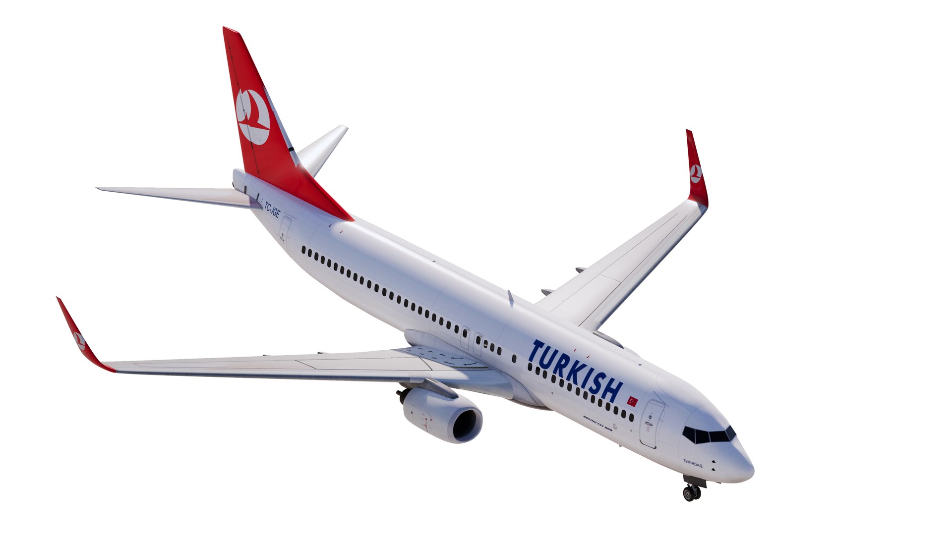 3D Turkish Airlines Boeing 737-800 - TurboSquid 1982987