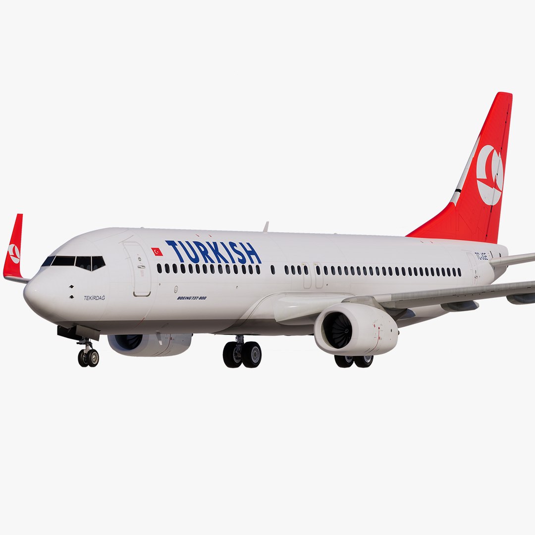 3D Turkish Airlines Boeing 737-800 - TurboSquid 1982987