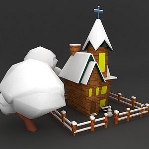 Low poly church