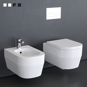 toilet tutto evo wall-hung 3D