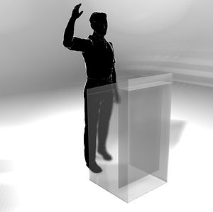 cinema4d lectern frosted