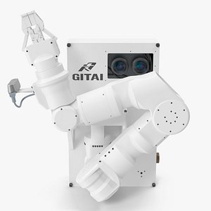 GITAI S1 Space Robot Rigged for Maya 3D