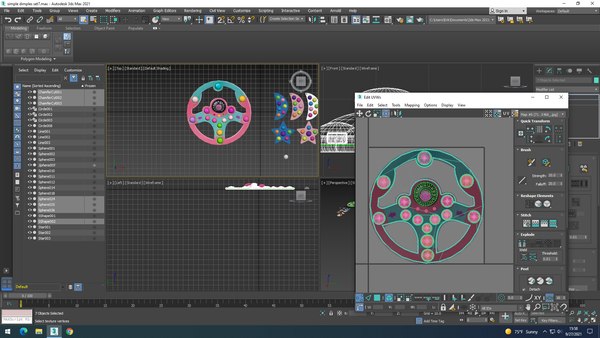 3D Simple Dimples Set - TurboSquid 1792379