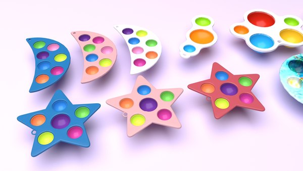 3D Simple Dimples Set - TurboSquid 1792379