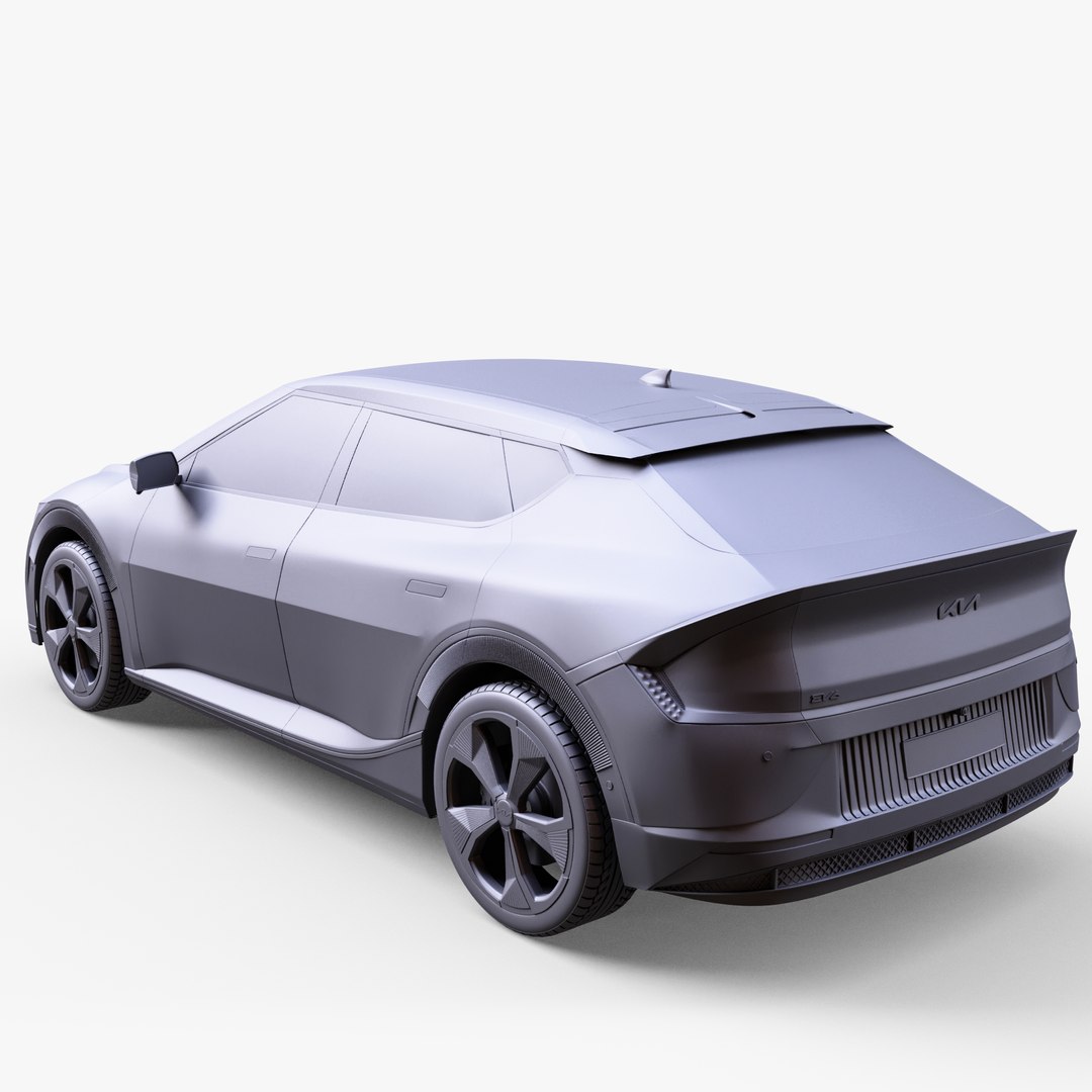 Kia EV6 Hybrid 3D Model - TurboSquid 2190174