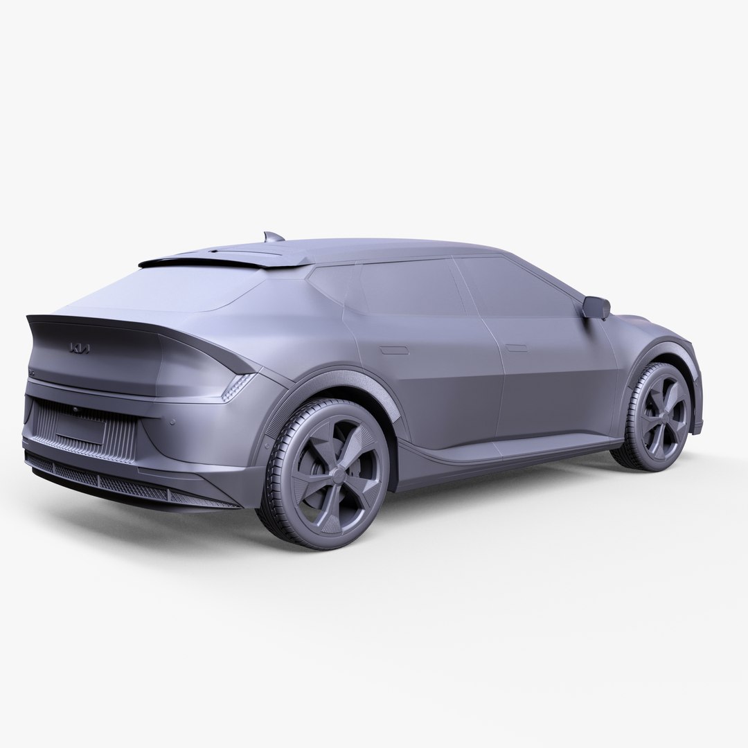 Kia EV6 Hybrid 3D Model - TurboSquid 2190174