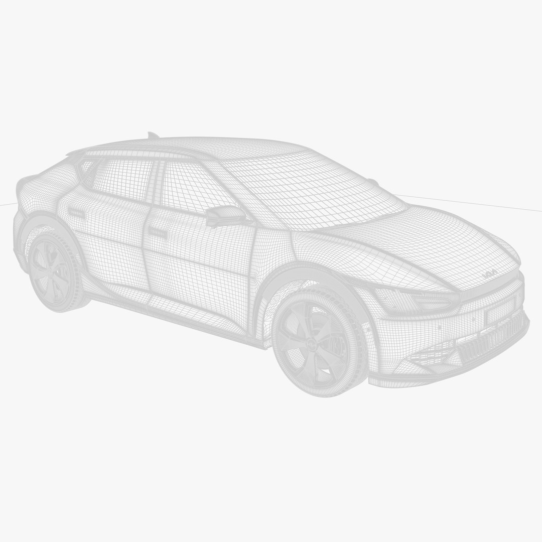 Kia EV6 Hybrid 3D Model - TurboSquid 2190174