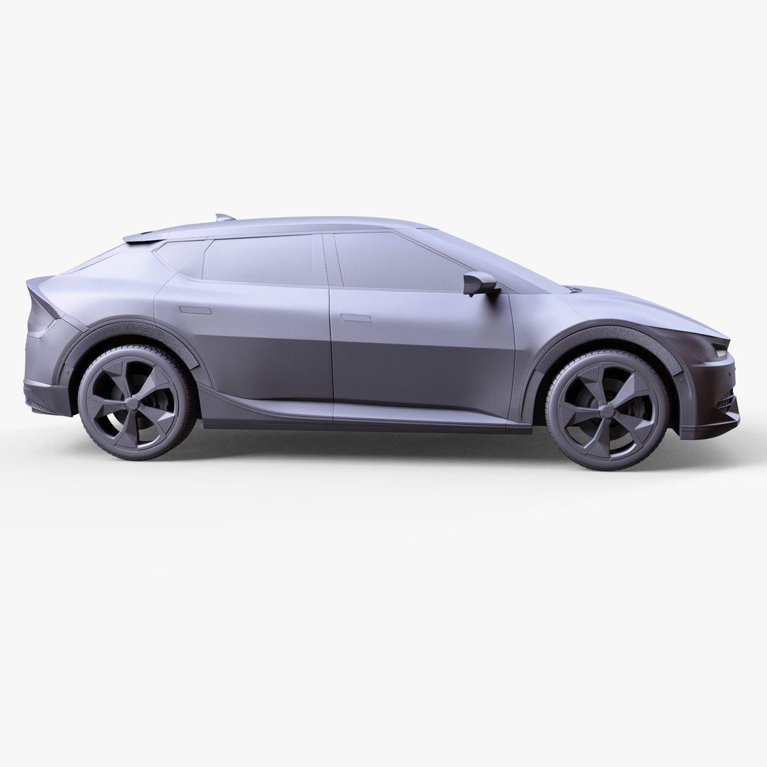 Kia EV6 Hybrid 3D Model - TurboSquid 2190174